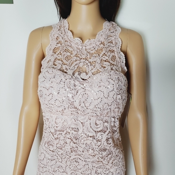 My Michelle lace sequins mini dress - Picture 8 of 15